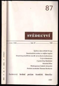Svědectví, ROČNÍK 22.