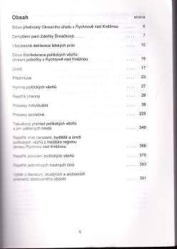 Josef Jůza: Svědectví politických vězňů okresu Rychnov nad Kněžnou 1948-1989