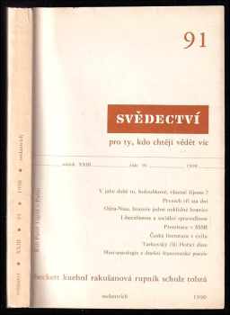 Svědectví : Ročník 23