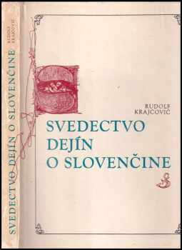 Svedectvo dejín o slovenčine