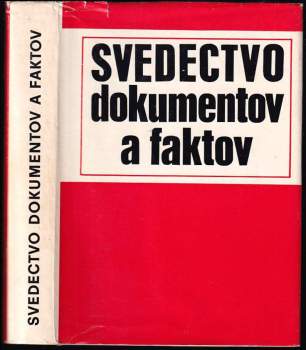Svedectvo dokumentov a faktov