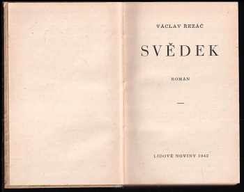 Václav Řezáč: Svědek
