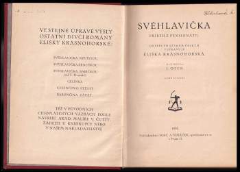 Eliška Krásnohorská: Svéhlavička