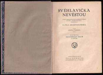 Eliška Krásnohorská: Svéhlavička nevěstou