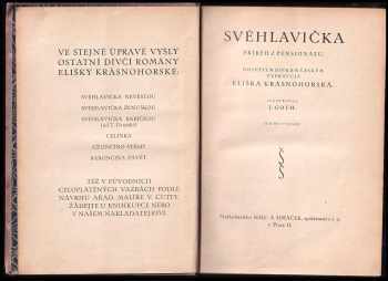 Eliška Krásnohorská: Svéhlavička