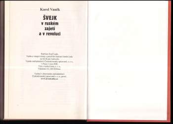 Karel Vaněk: Švejk v ruském zajetí a v revoluci