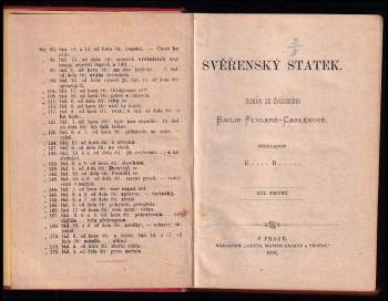 Emilie Flygare-Carlén: Svěřenský statek