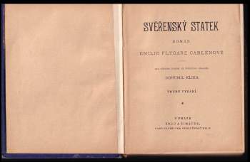 Emilie Flygare-Carlén: Svěřenský statek