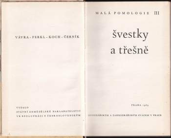 Miloslav Vávra: Švestky a třešně
