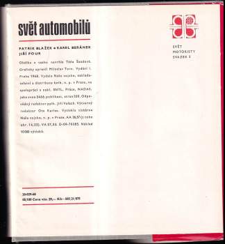 Jiří Pour: Svět automobilů