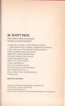 M. Scott Peck: Svět, který čeká na zrození