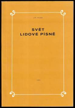 Svět lidové písně