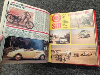 Svět motorů 1985 - čísla 1 až 52 svázané ve 2 svazcích