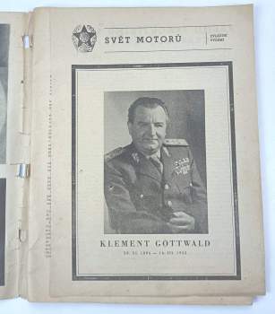 Svět motorů číslo 141 (5) - 142 (6) dvojčíslo, ročník VII., 1953