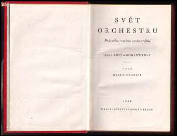 Mirko Očadlík: Svět orchestru