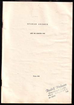 Otakar Adámek: Svět pro Akkadyho Foxe