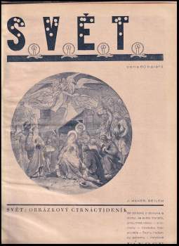 F Vondráček: Svět Ročník X 1-24