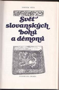 Zdeněk Váňa: Svět slovanských bohů a démonů
