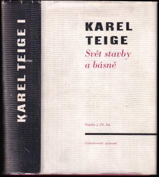 Svět stavby a básně