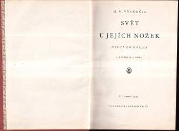 Quido Maria Vyskočil: Svět u jejích nožek