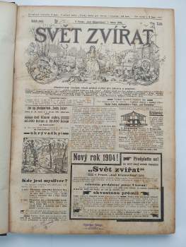 Václav Fuchs: Svět zvířat, ROČNÍK VIII., Čísla 110-133