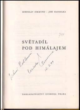 Miroslav Zikmund: Světadíl pod Himalájem