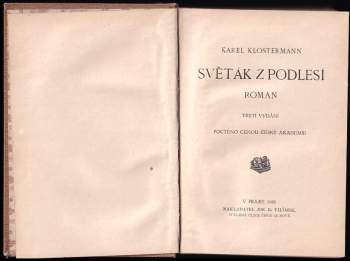 Karel Klostermann: Světák z Podlesí
