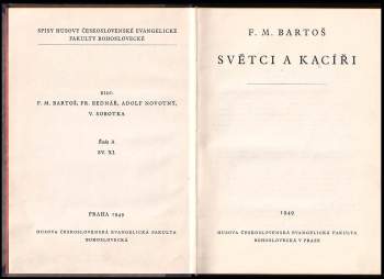 František Michálek Bartoš: Světci a kacíři