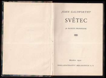 John Galsworthy: Světec