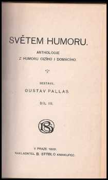 Gustav Pallas: Světem humoru