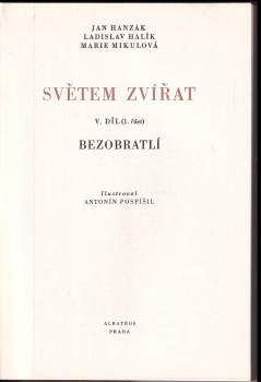 Jan Hanzák: Světem zvířat 5