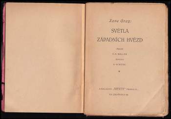 Zane Grey: Světla západních hvězd