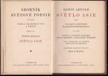 Edwin Arnold: Světlo Asie čili Veliké odříkání