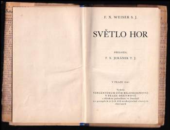 Franz Weiser: Světlo hor
