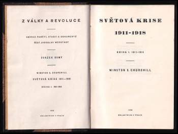Winston Churchill: Světová krise 1911-1918
