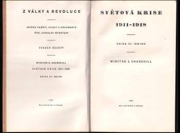 Winston Churchill: Světová krise 1911-1918