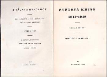 Winston Churchill: Světová krise 1911-1918