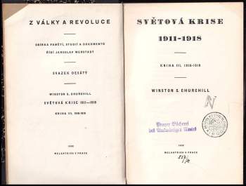 Winston Churchill: Světová krise 1911-1918