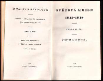 Winston Churchill: Světová krise 1911-1918
