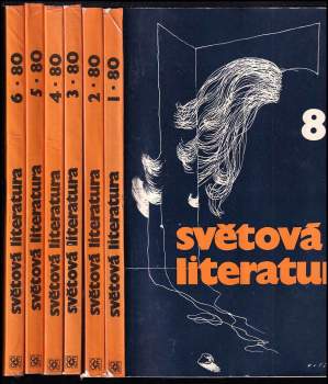 Zdeněk Volný: Světová literatura 80 - ročník 25. - čísla 1 - 6 - KOMPLETNÍ ROČNÍK