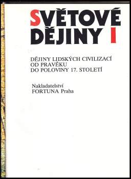 Vratislav Čapek: Světové dějiny