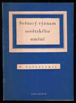 Světový význam sovětského umění