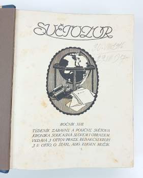Augustin Eugen Mužík: Světozor - týdeník zábavný a poučný - světová kronika současná slovem i obrazem - ročník XVII. - čísla 1 - 52 - KOMPLETNÍ ROČNÍK