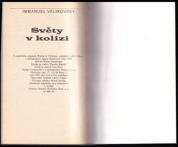 Immanuel Velikovsky: Světy v kolizi