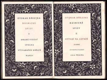 Otokar Březina: Svítání na západě