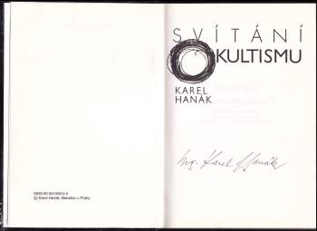 Karel Hanák: Svítání okultismu