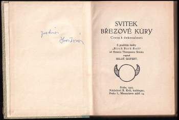 Miloš Seifert: Svitek březové kůry