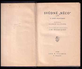 Elinor Glyn: Svůdné "něco" a jiné povídky