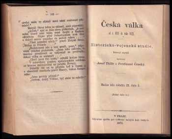 Jules Verne: Švýcarsko, jeho ústava, jeho vláda, jeho samospráva + Dobrodružství tří Rusův a tří Angličanův v jižní Africe - román Julia Vernea + Česká válka od r 1618 do roku 1622.