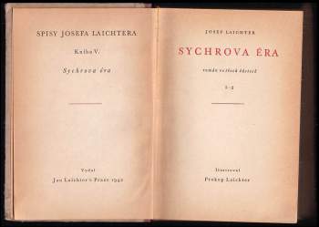 Josef Laichter: Sychrova éra
